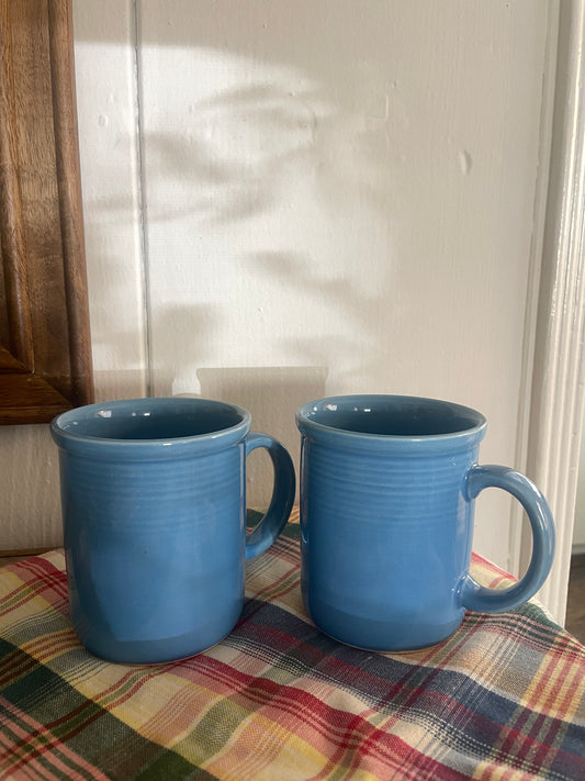 Cornflower Mugs, Set of 2