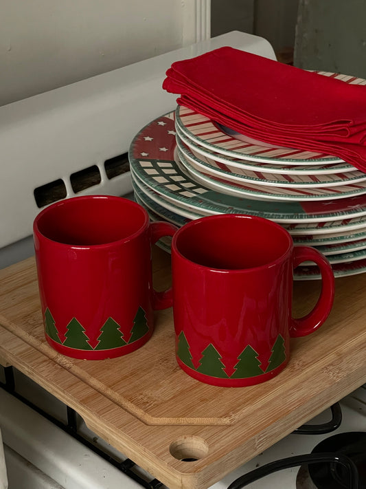 Central Park Christmas Mugs, Set of 2