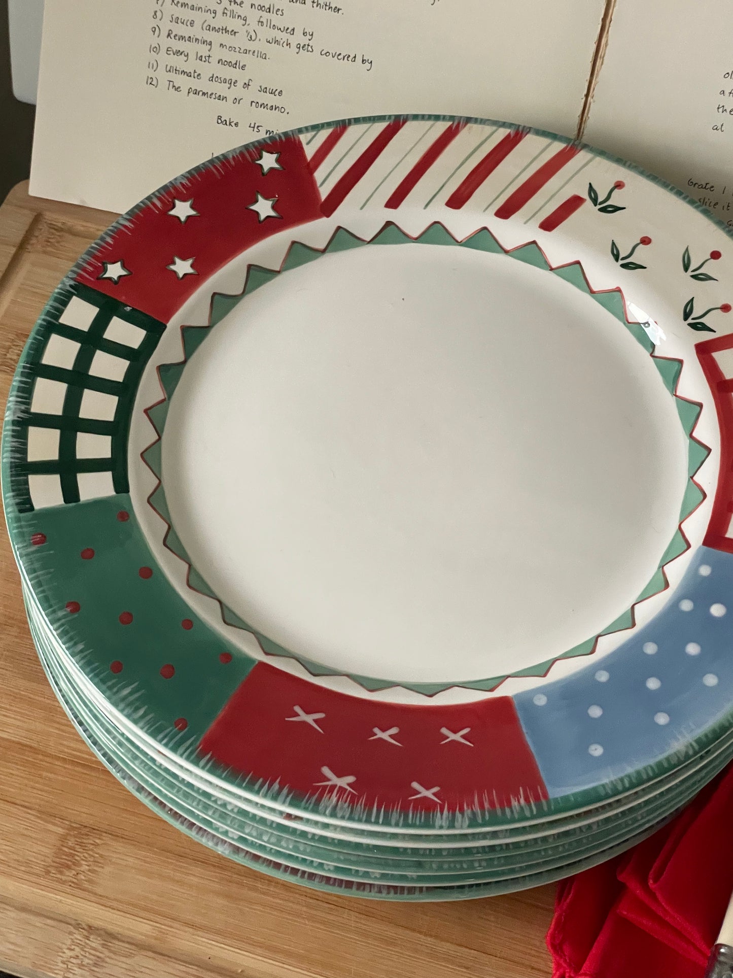 Patchwork Plates, Set of 6