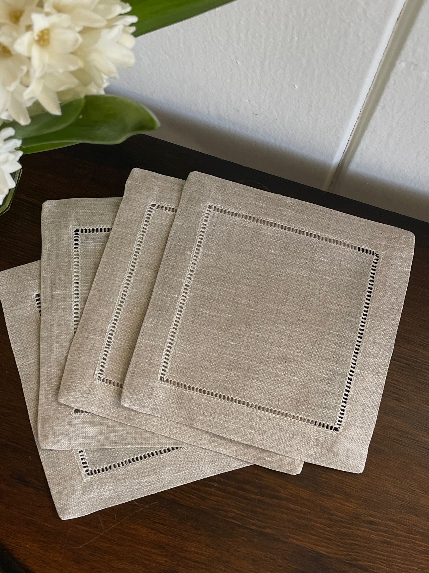 Personalized Heart Cocktail Napkins, Set of 4