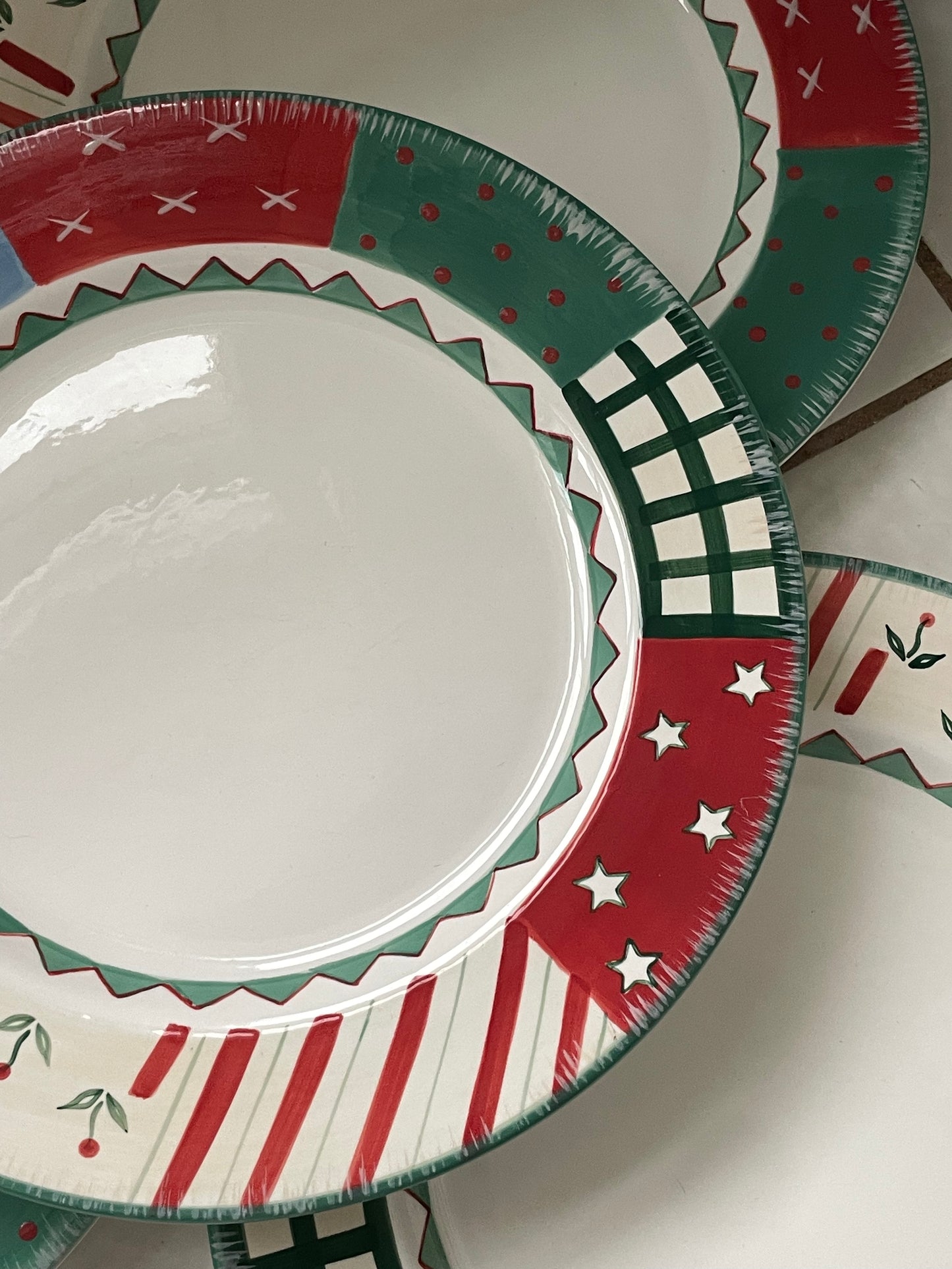 Patchwork Plates, Set of 6