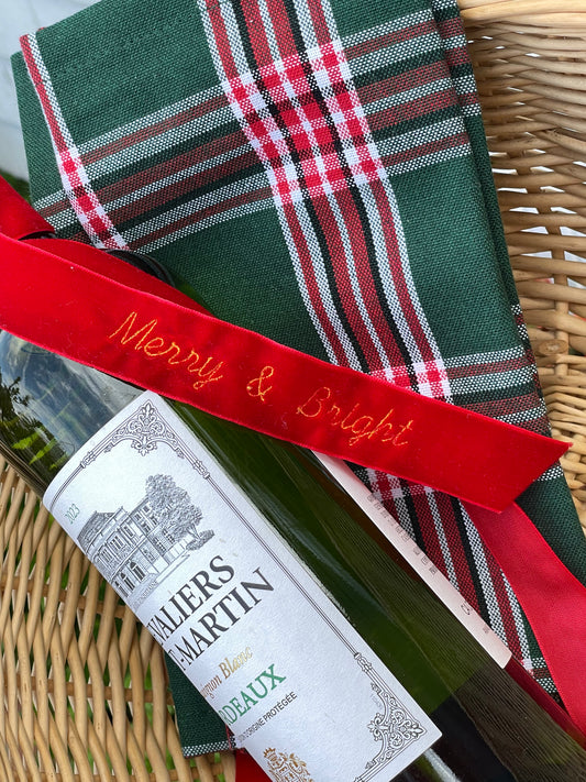 Red Velvet Personalized Ribbon