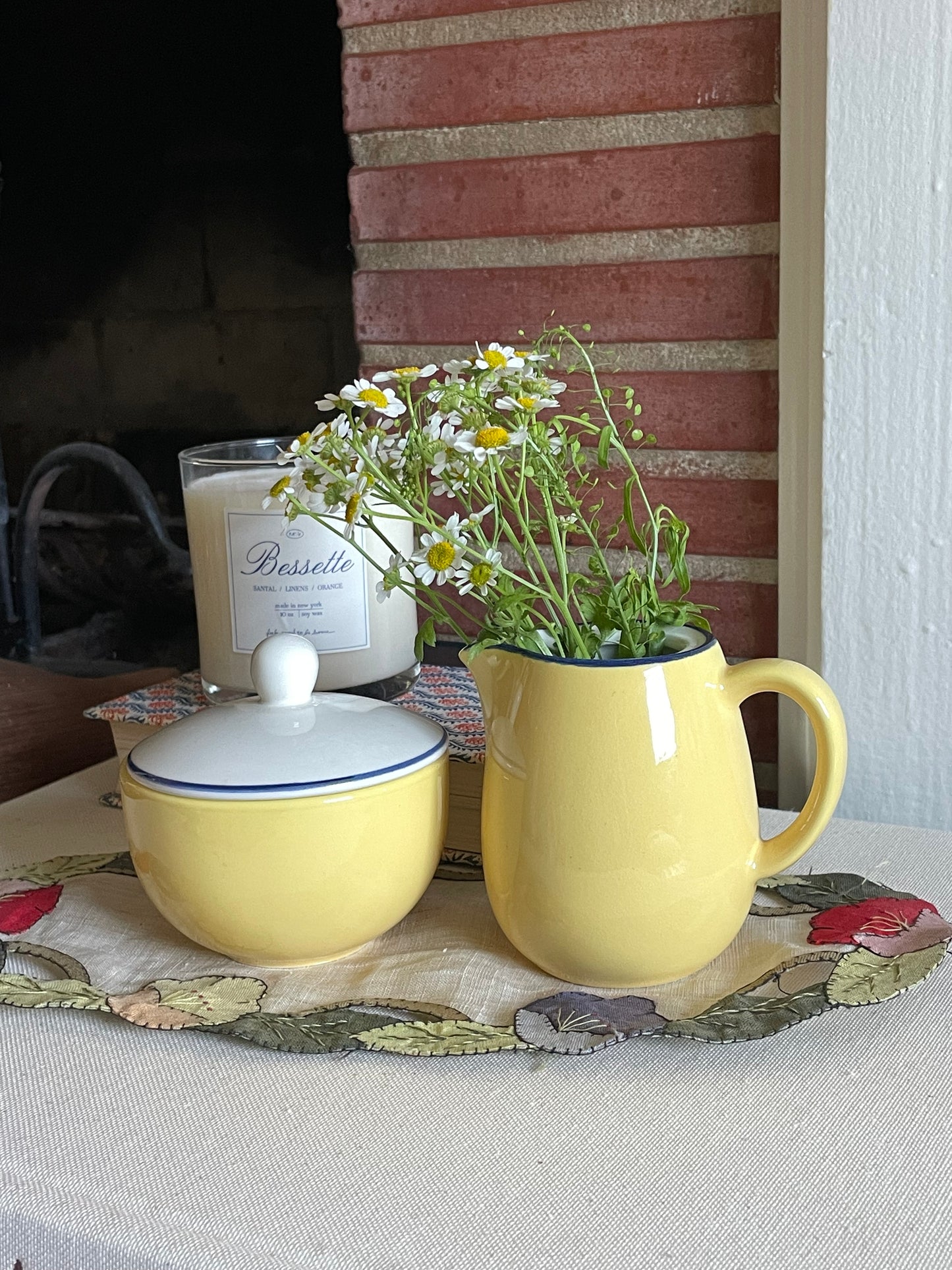 Hayride Cream and Sugar Set