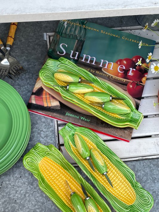 Corn on the Cob Dishes, Set of 4