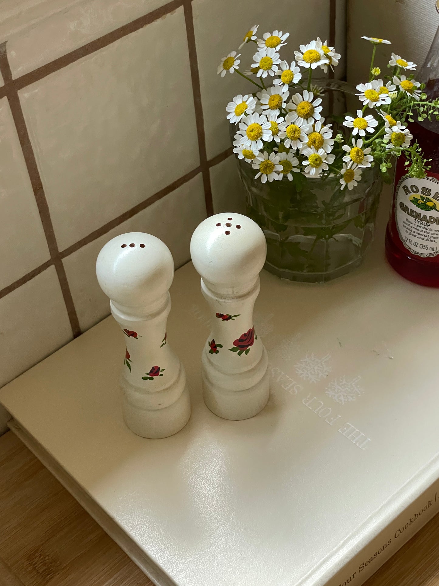 Rosewood Cottage Salt and Pepper Shakers