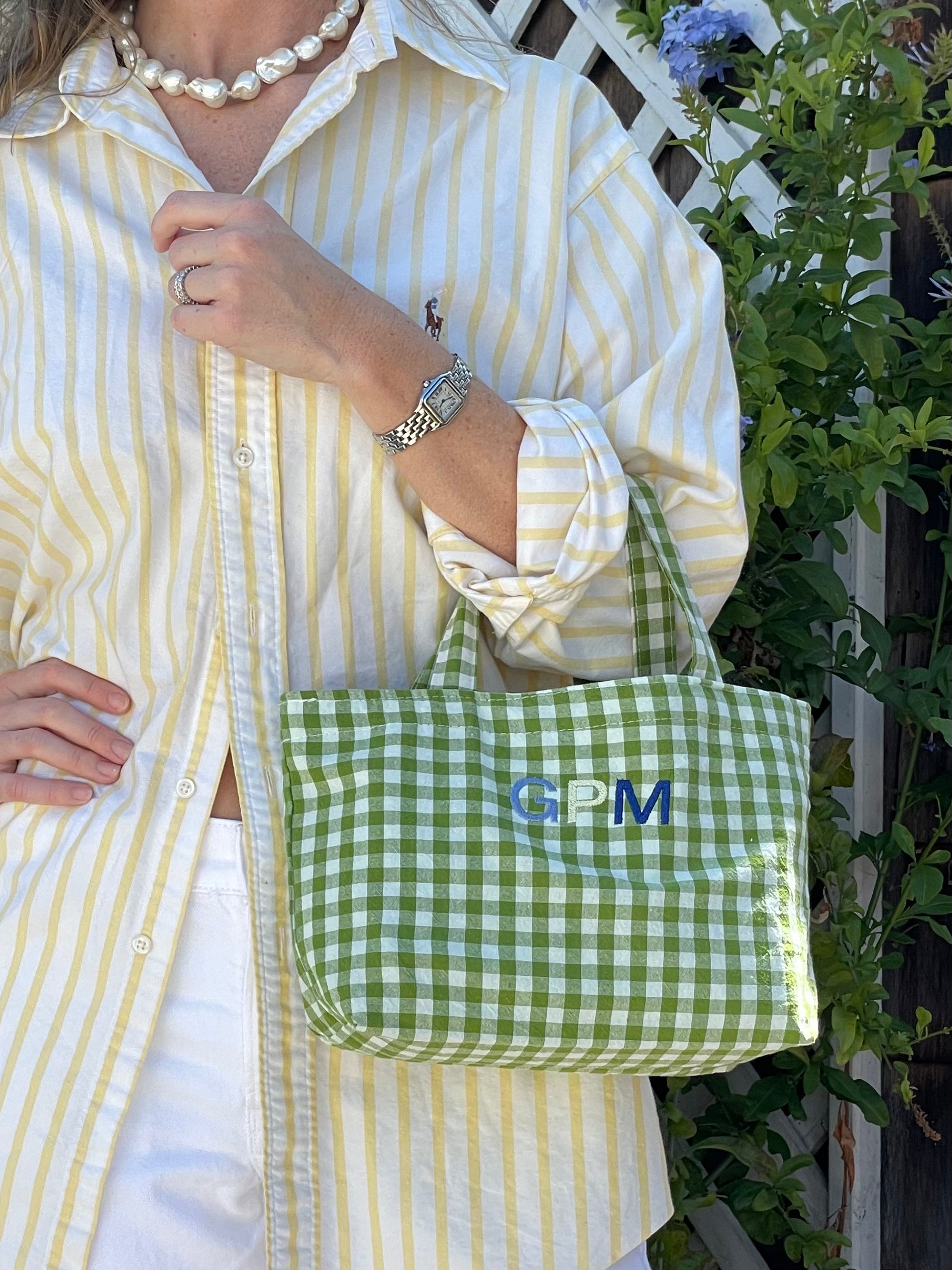 The Gingham Mini Tote