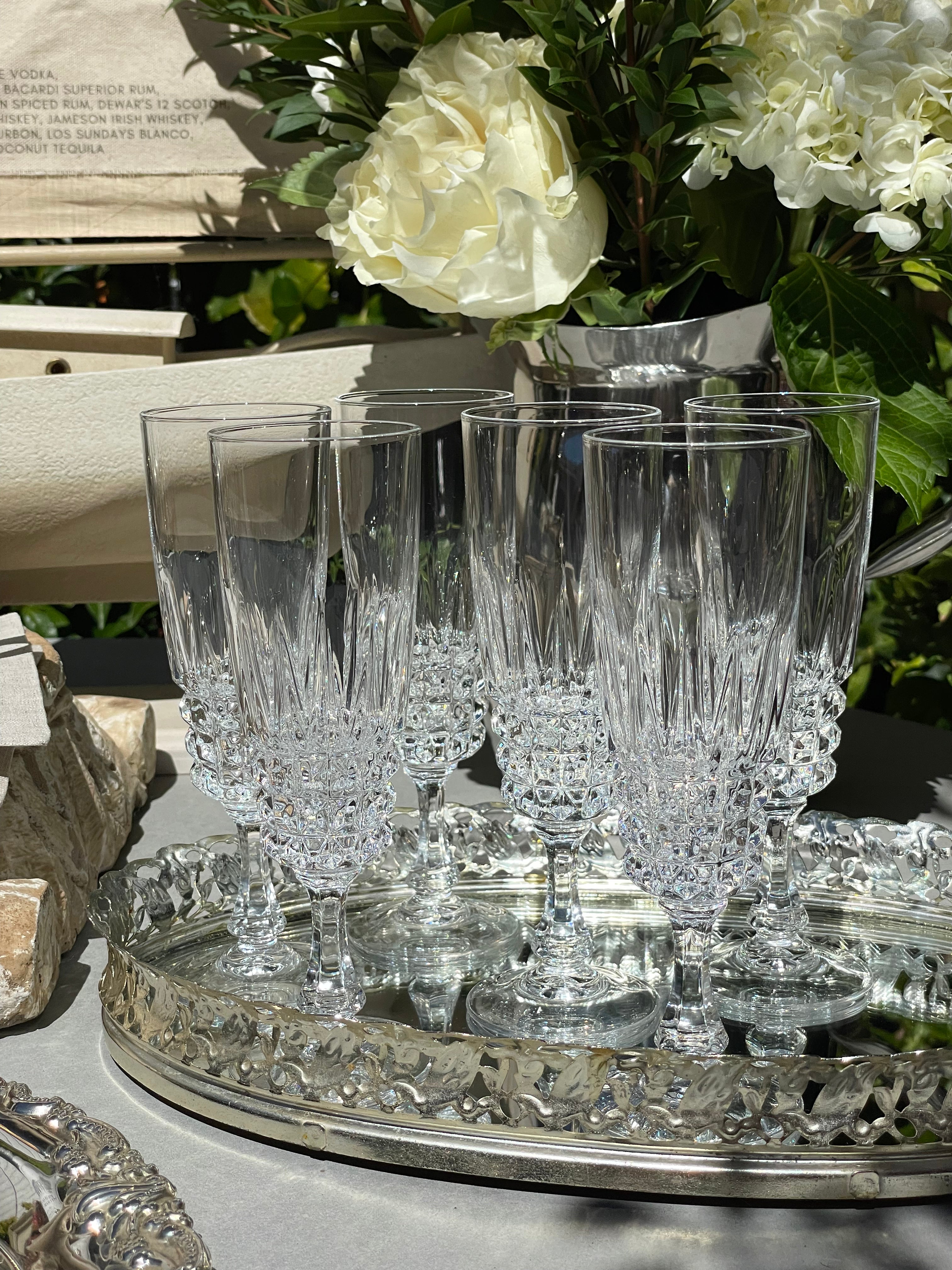 Eloise Champagne Glasses, Set of 6