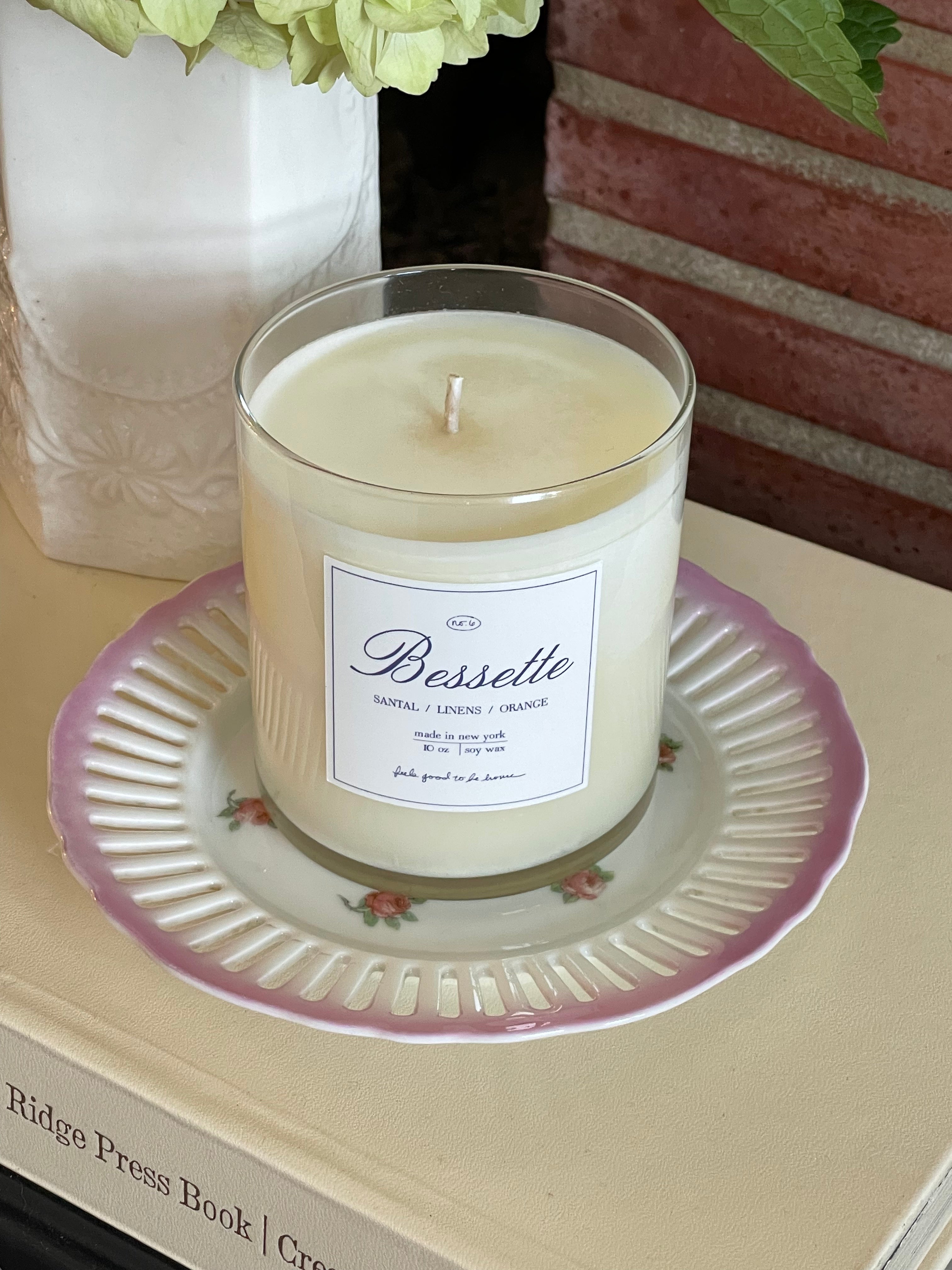 Rosebud Candle Plate