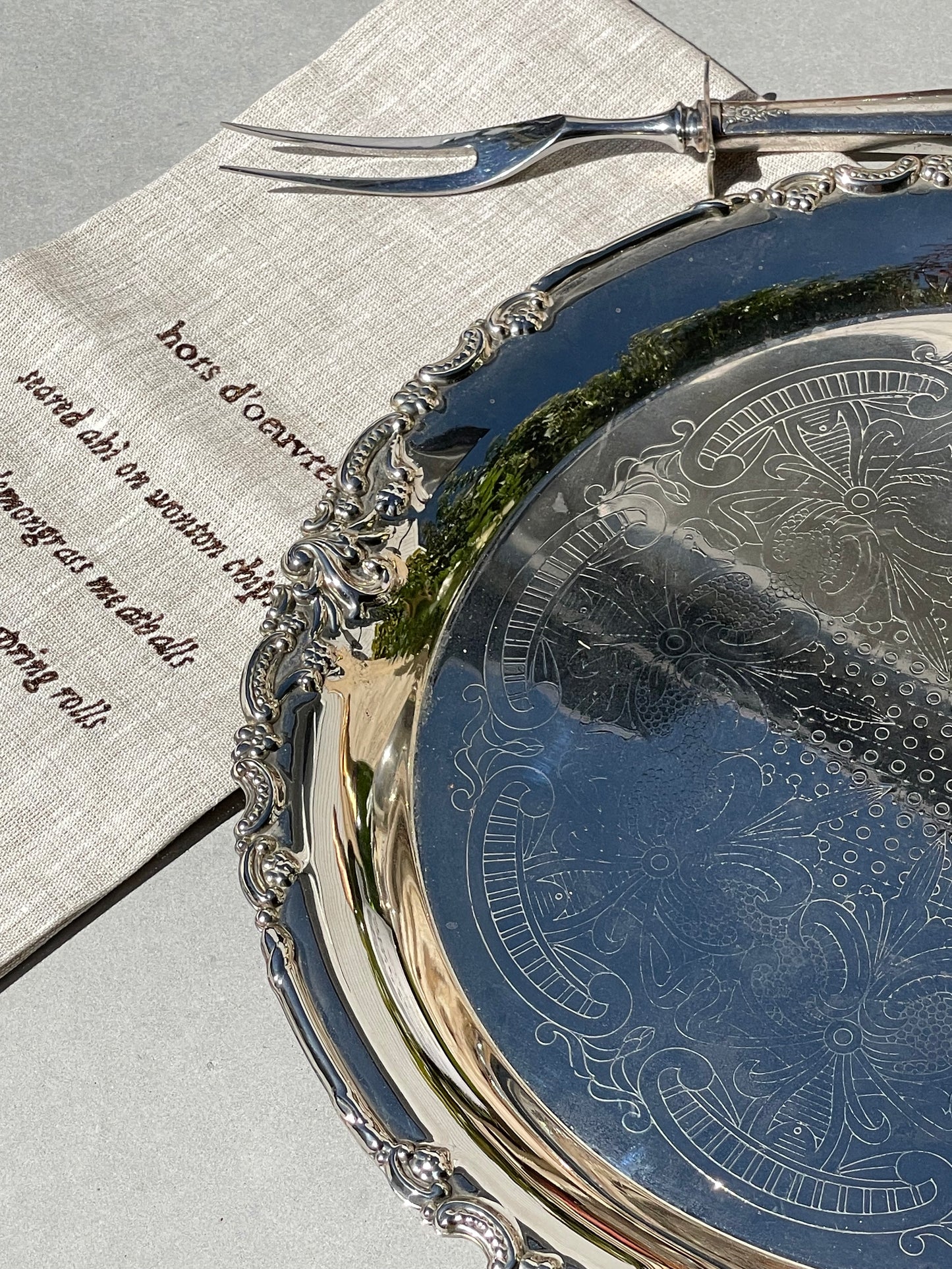 Monroe Silver Platter
