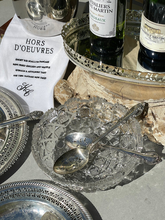 Beaufort Crystal Serving Bowl