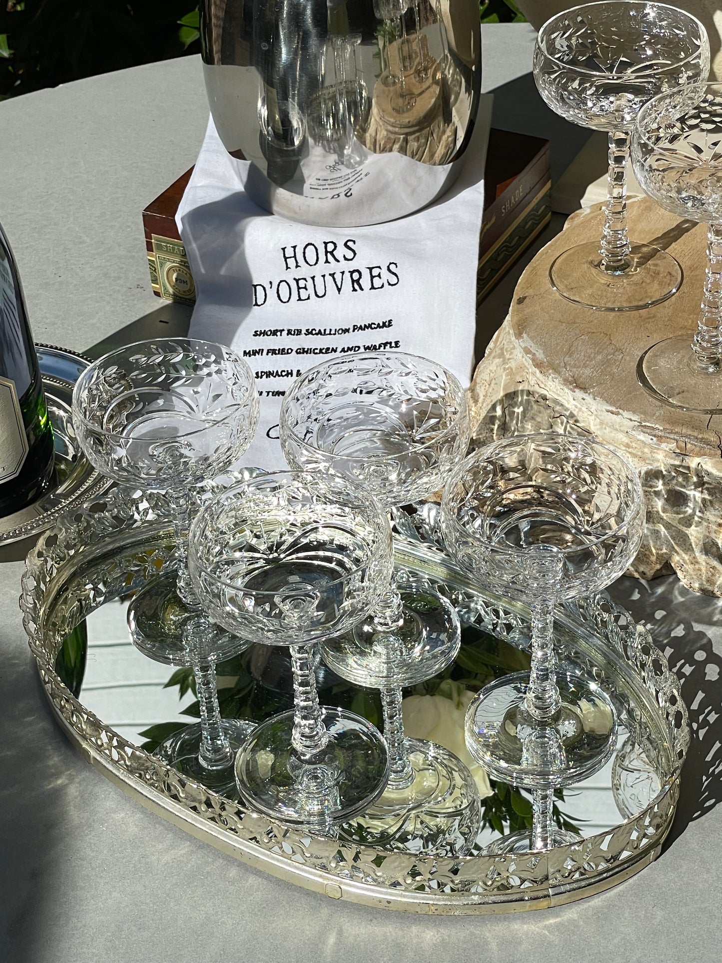 Monaco Champagne Coupes, Set of 8