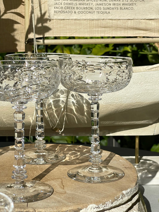 Monaco Champagne Coupes, Set of 8