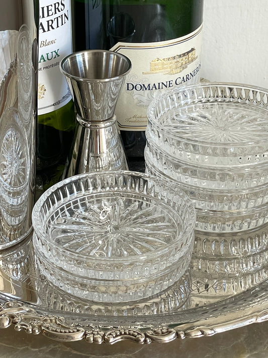 Florence Glass Coasters, Set of 6
