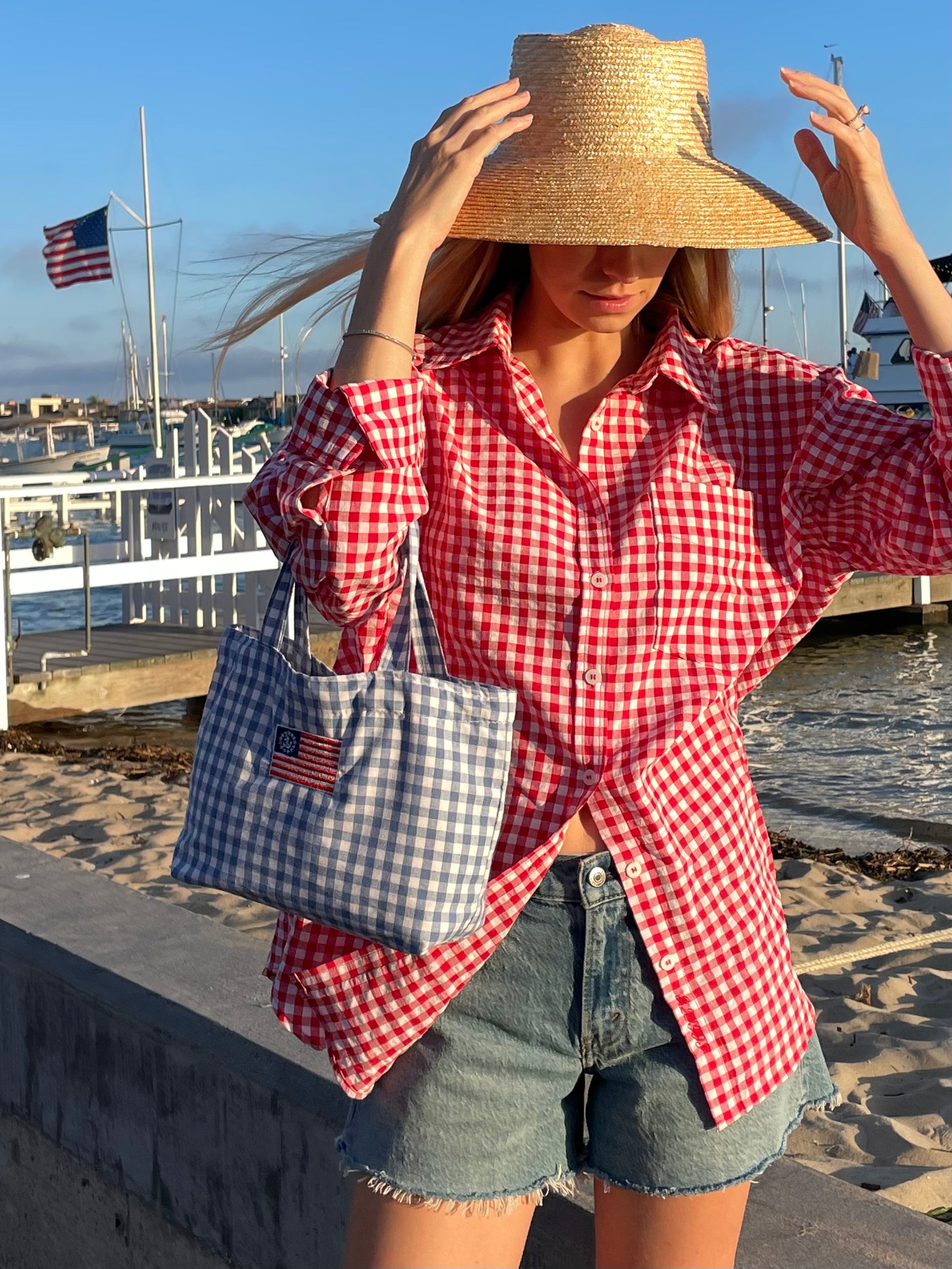 The Gingham Mini Tote