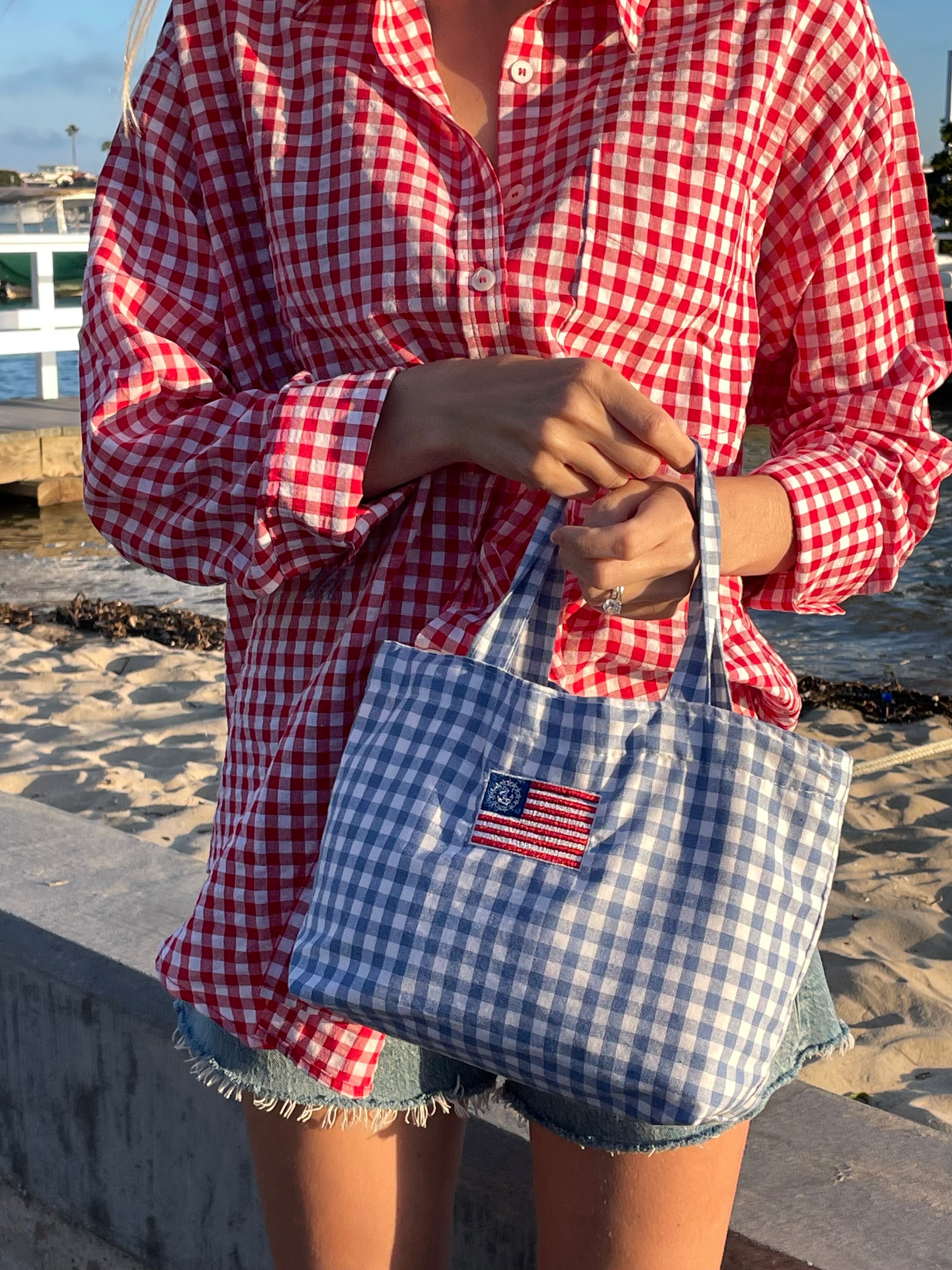 The Gingham Mini Tote
