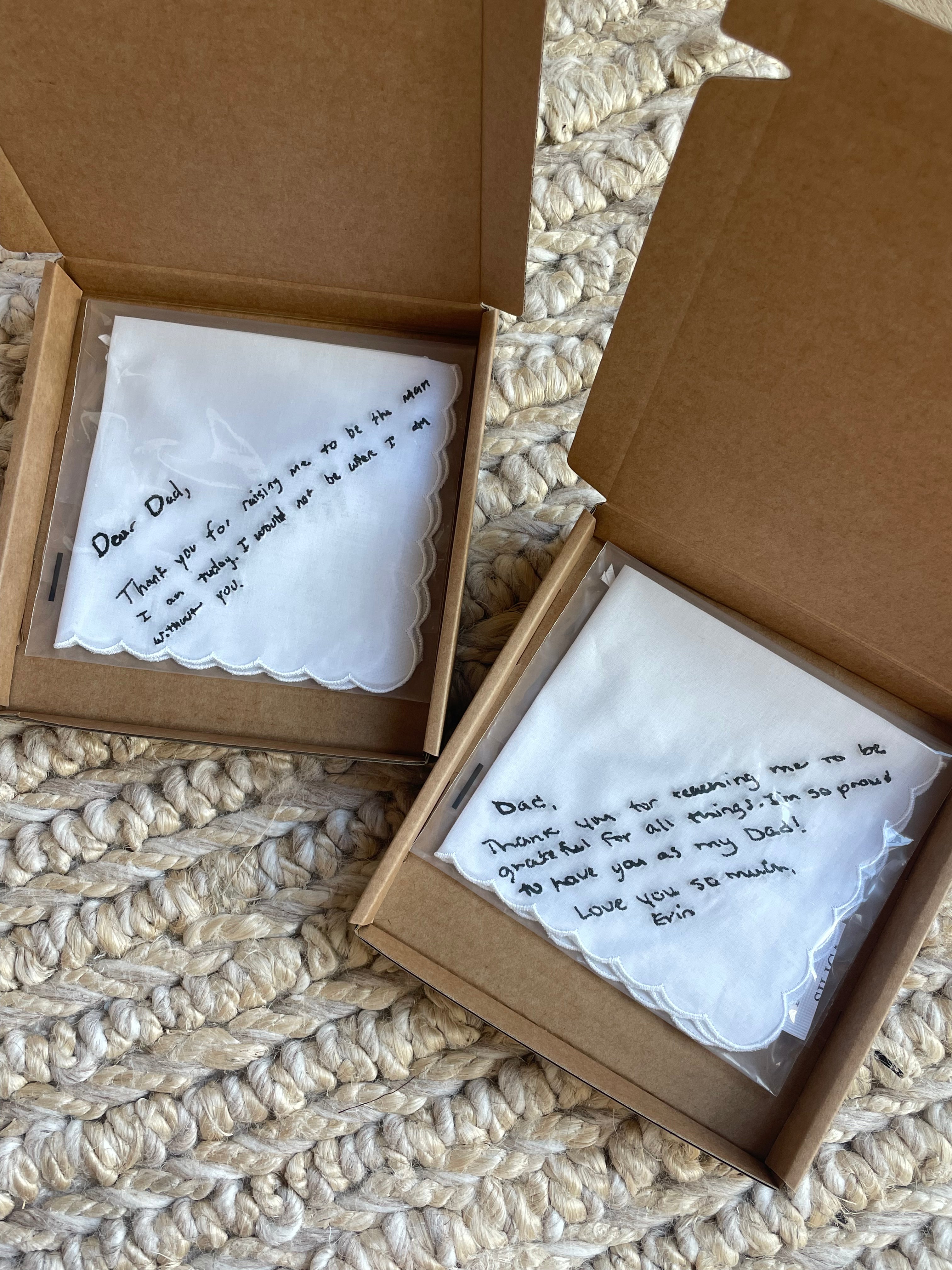 Handwritten Note Hankie