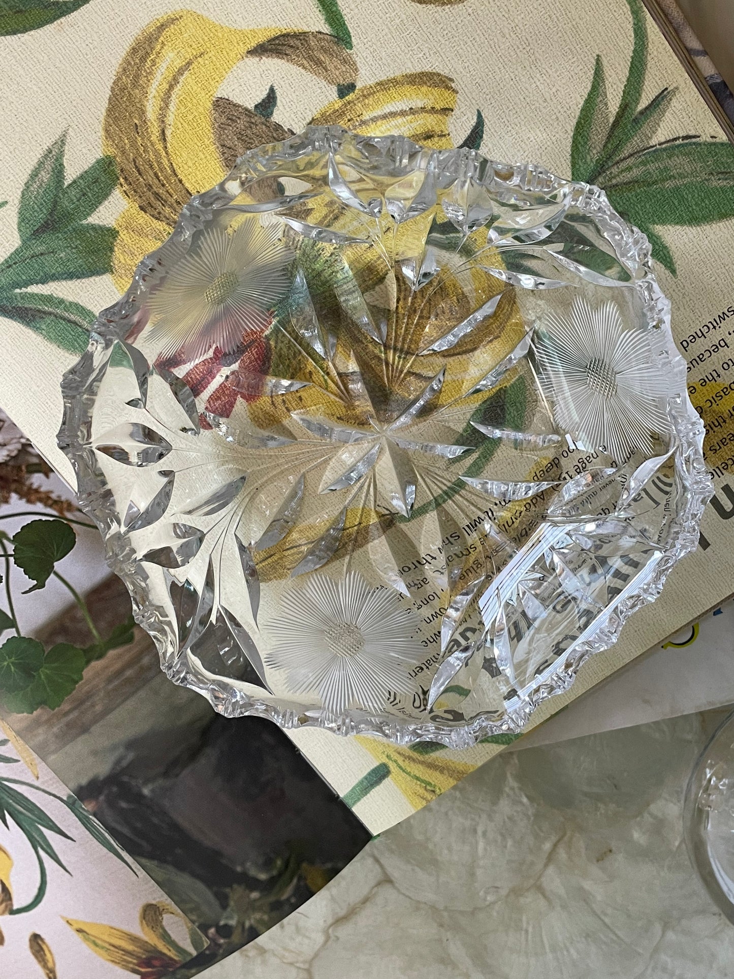 Worth Avenue Cut Crystal Candy Bowl