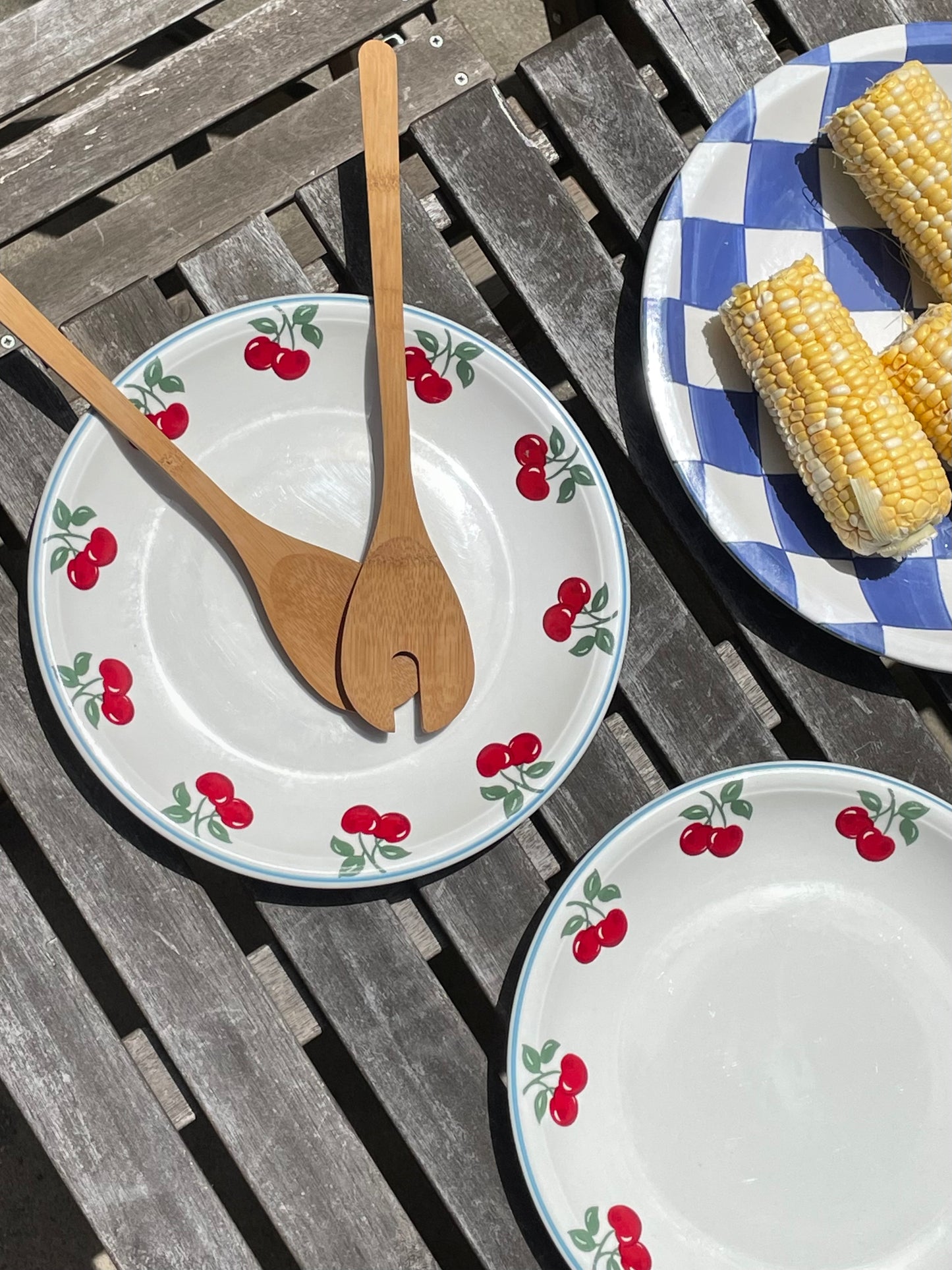 Cherry on Top Serving Plates, Set of 2