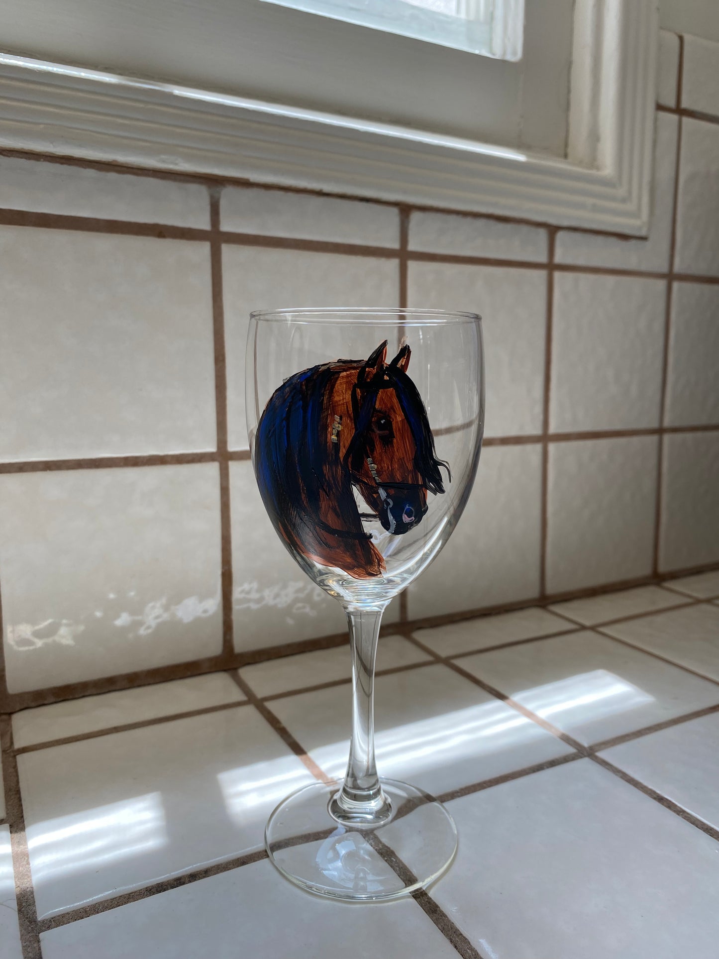 Equestrian Wine Glasses