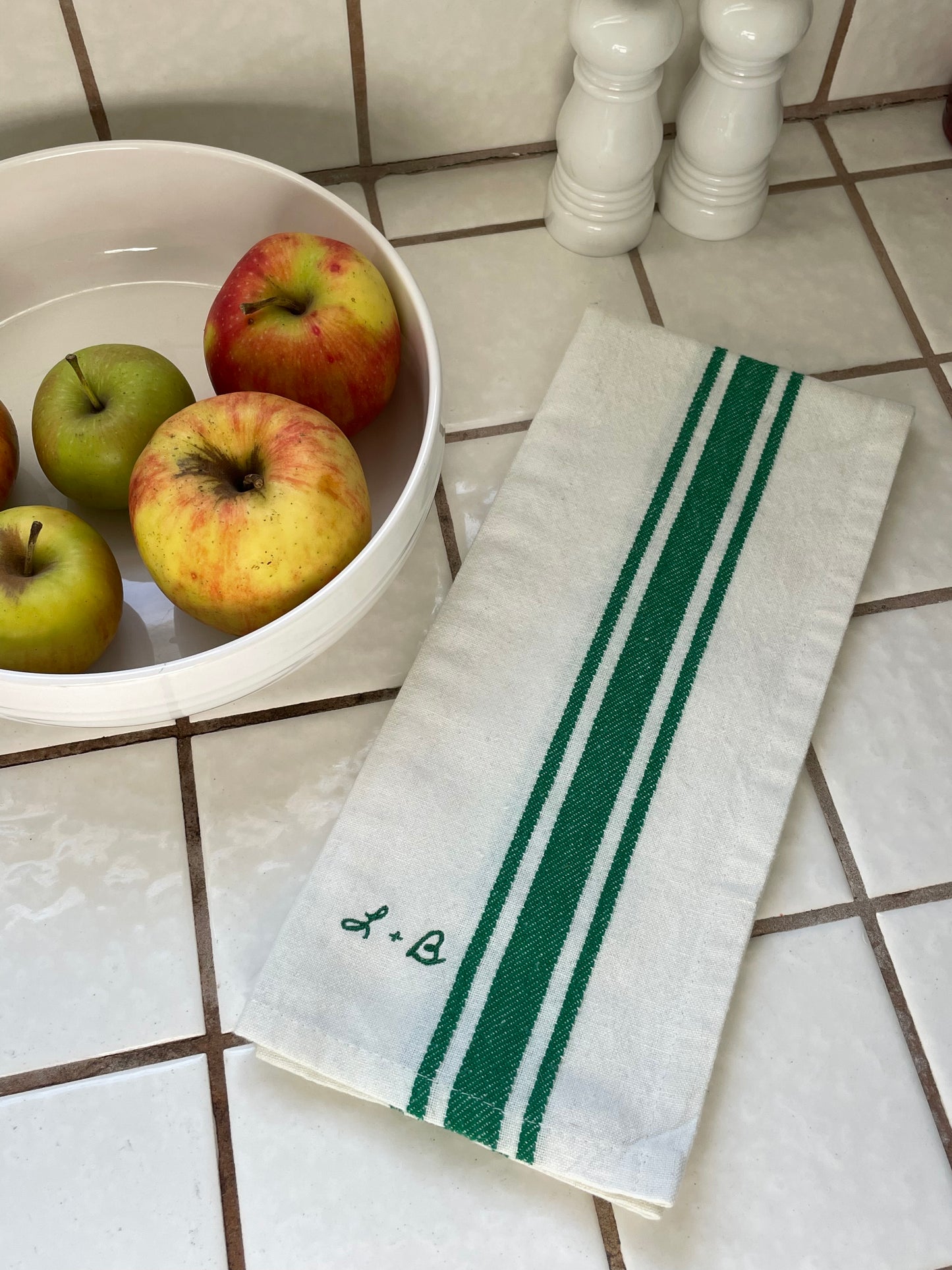 Monogram Tea Towel