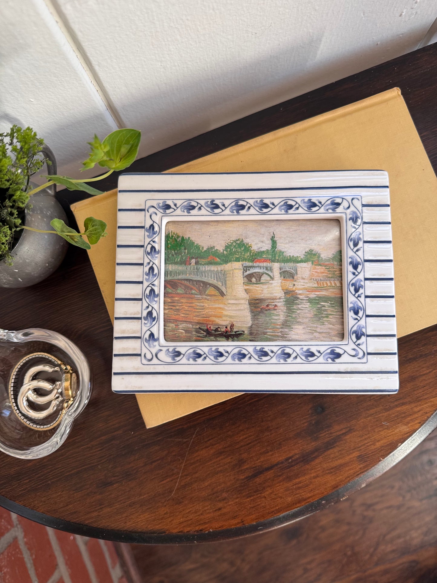 'The Bridge at Courbevoie' Framed Art