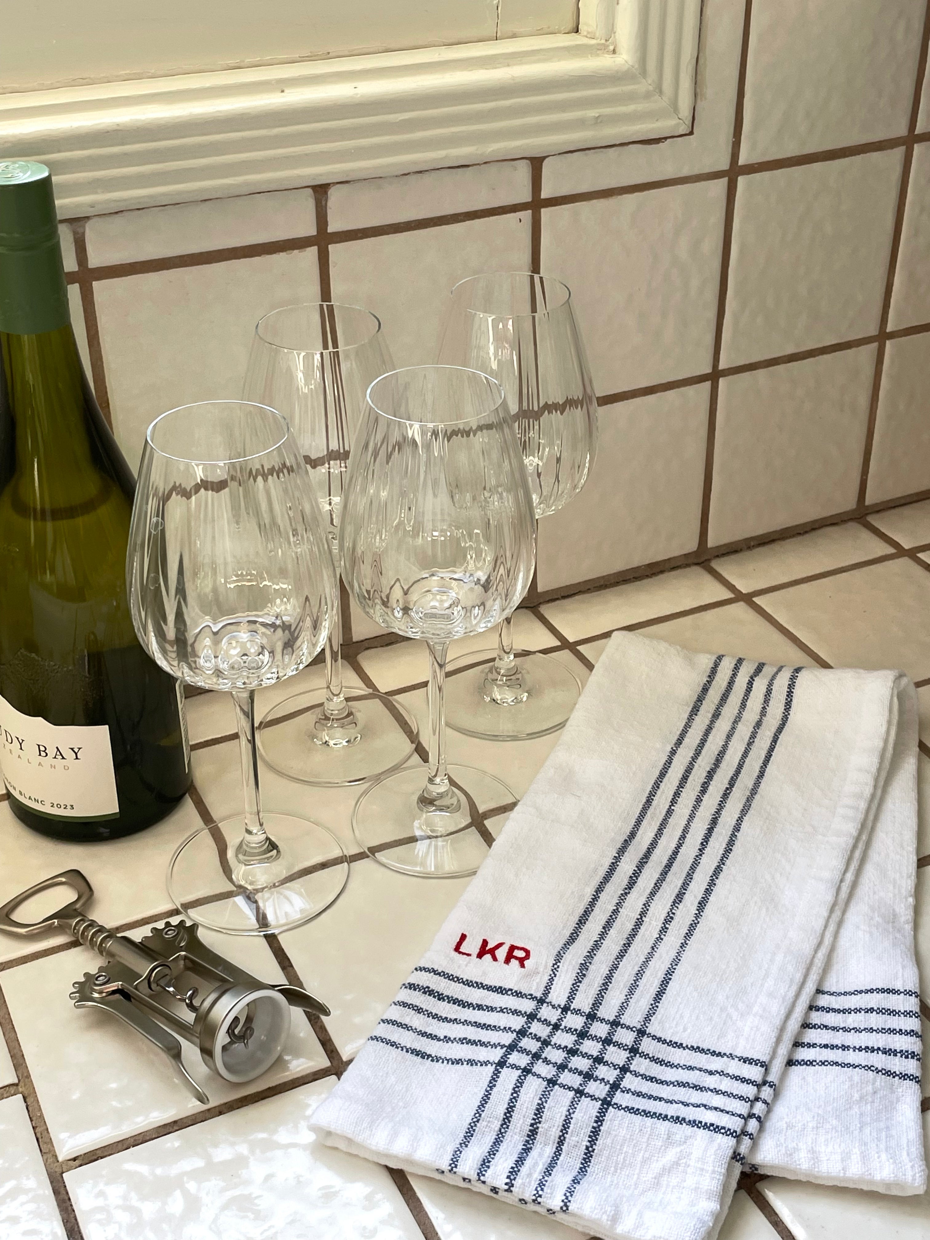 Blue Plaid Tea Towel