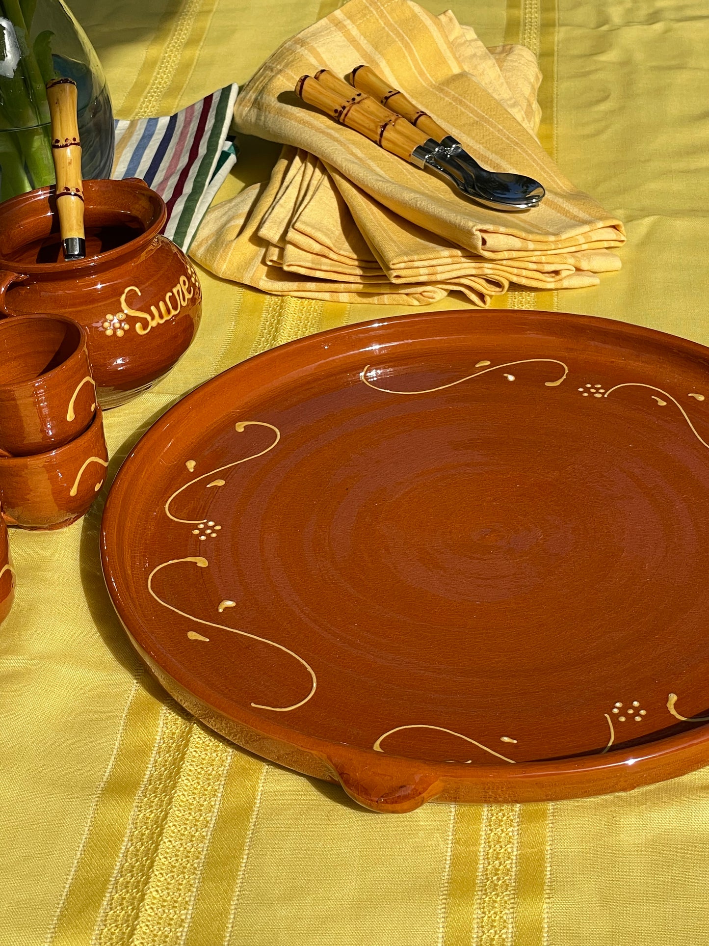 Isla Mujeres 9-Piece Espresso Serving Set