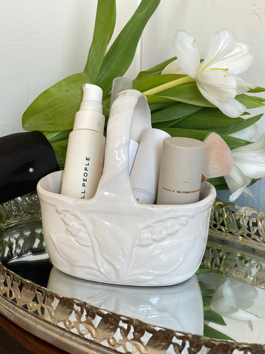 Lily of the Valley Mini Trinket Basket