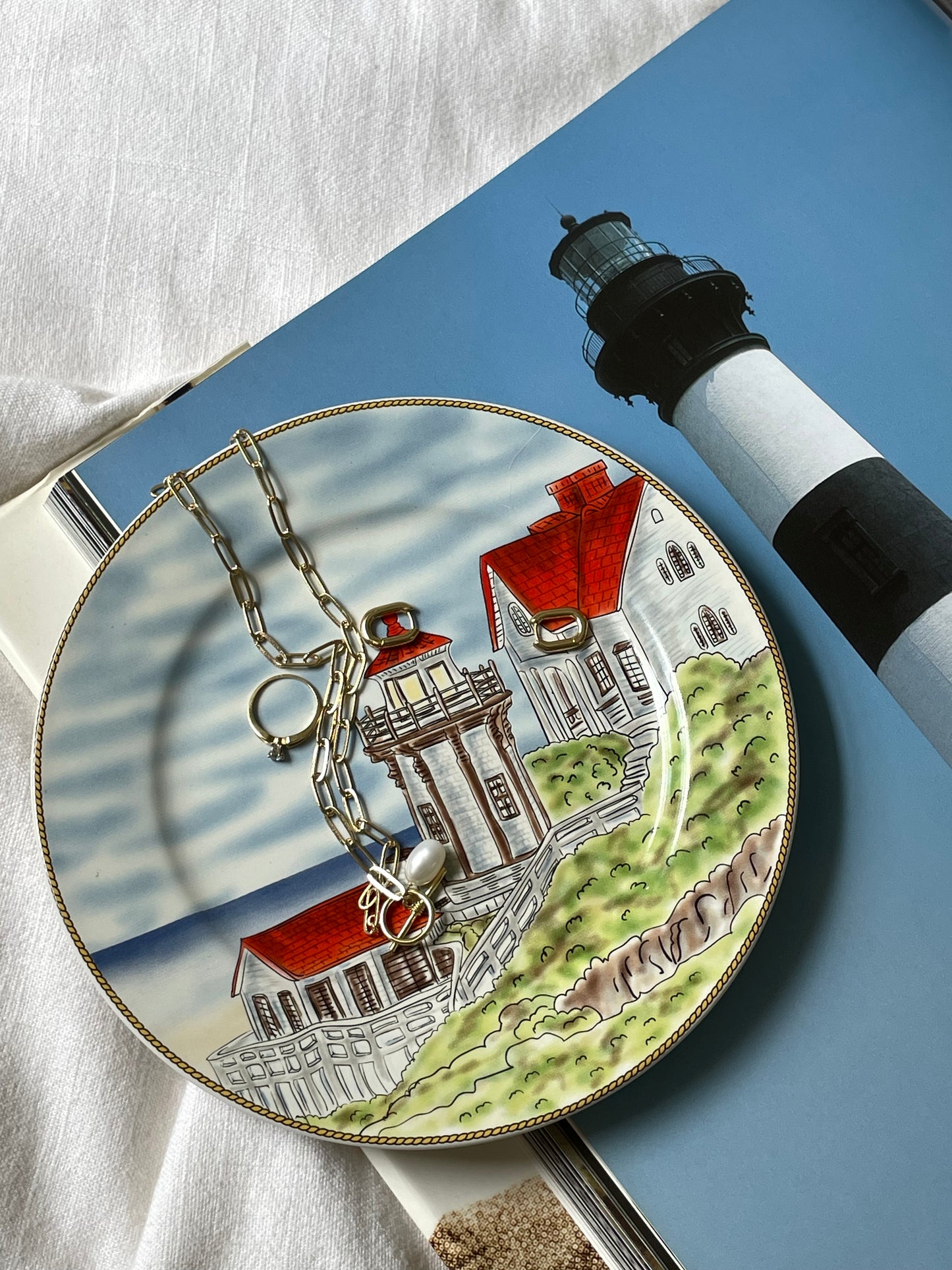 Lighthouse Trinket Plate