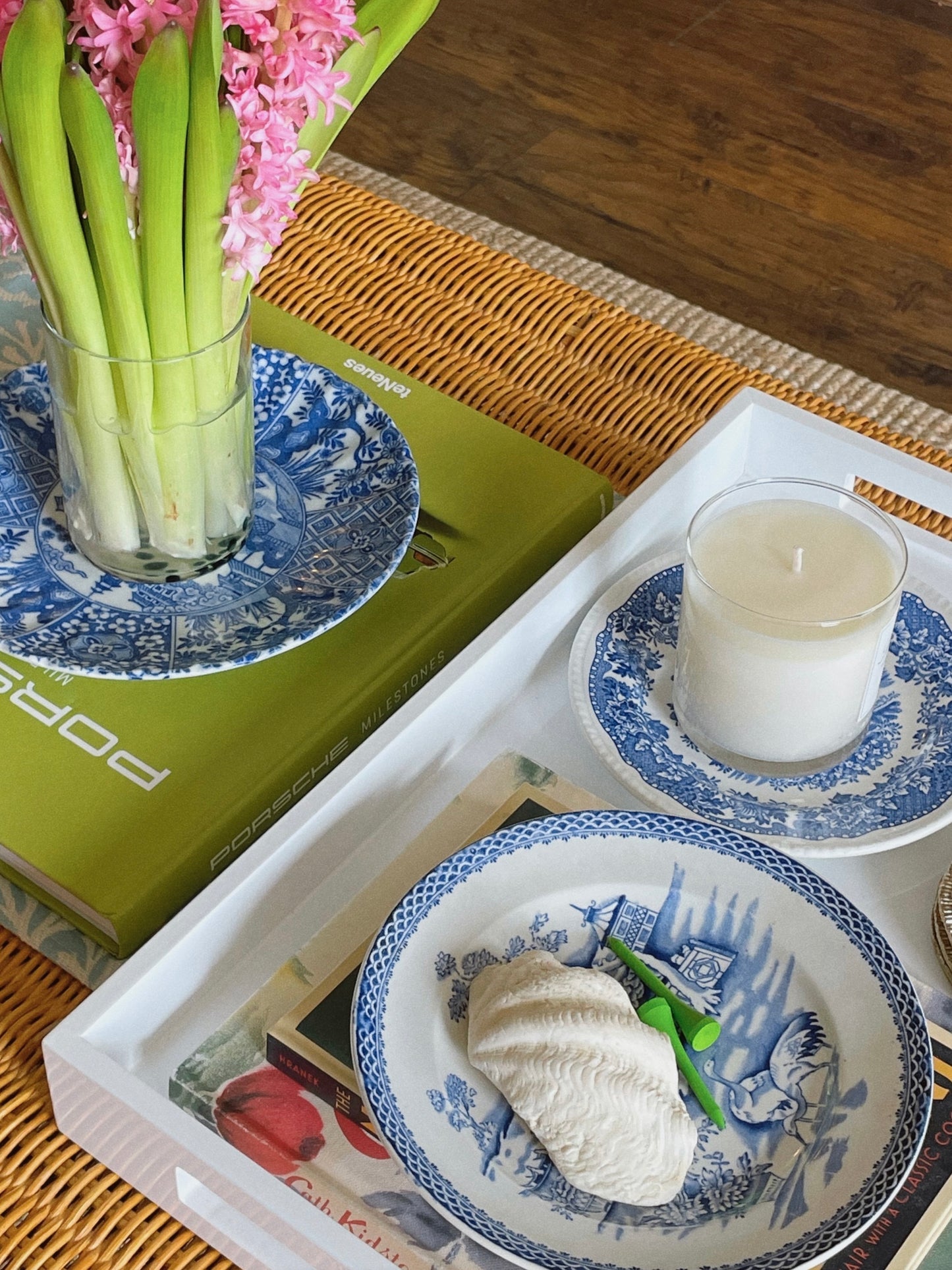 Seaspray Chinoiserie Plates, Set of 3
