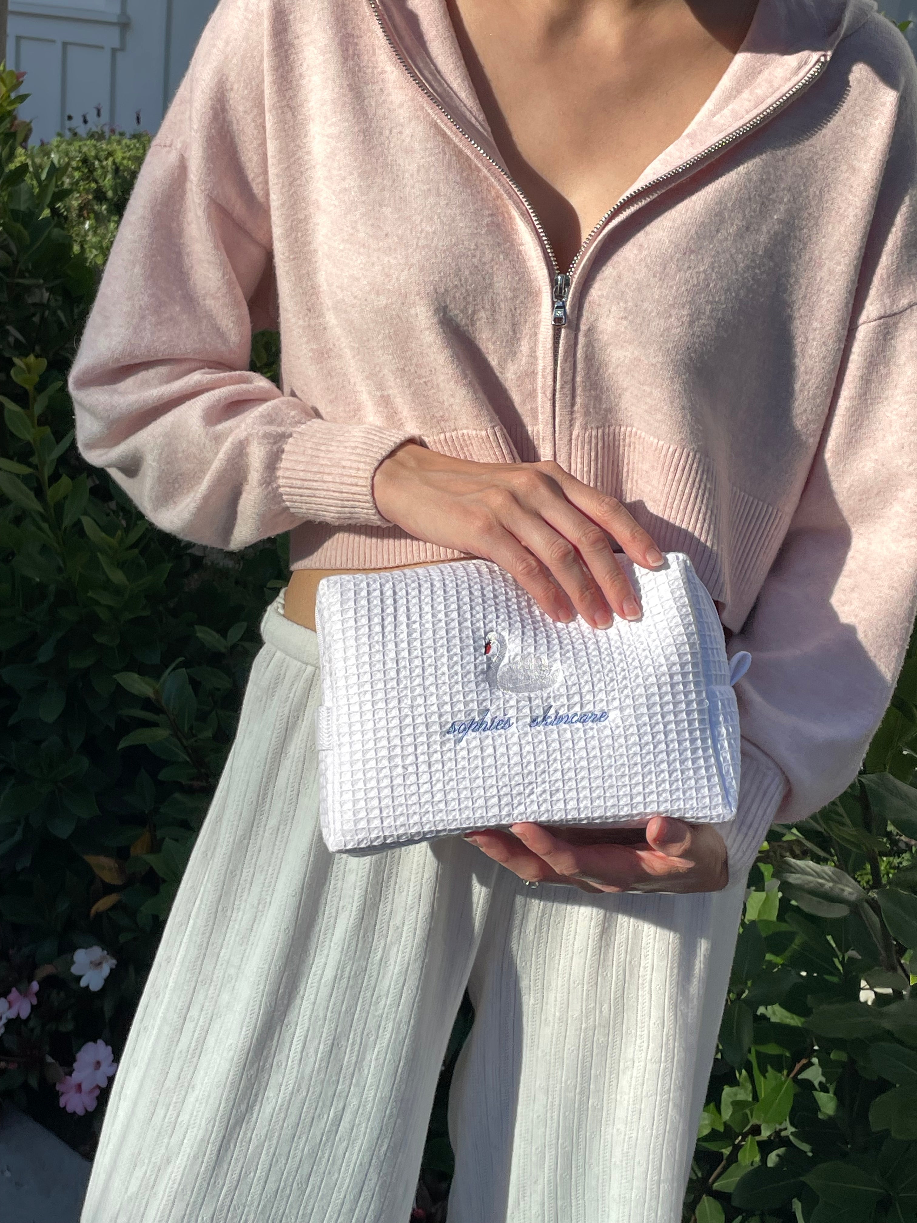 Waffle Makeup Bag