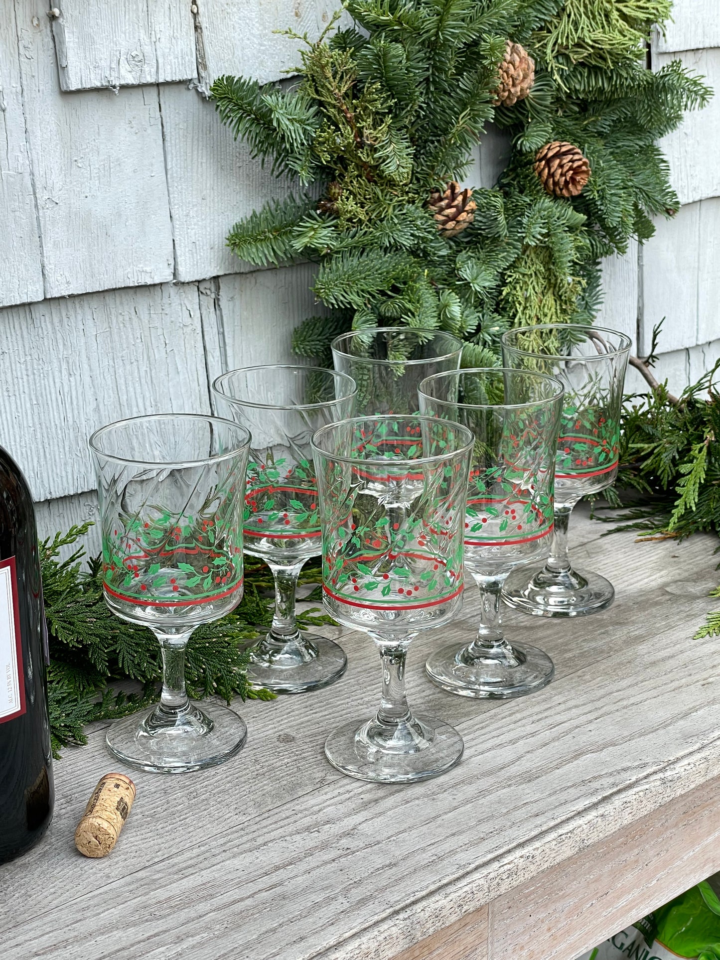 Noel Wine Glasses, Set of 6