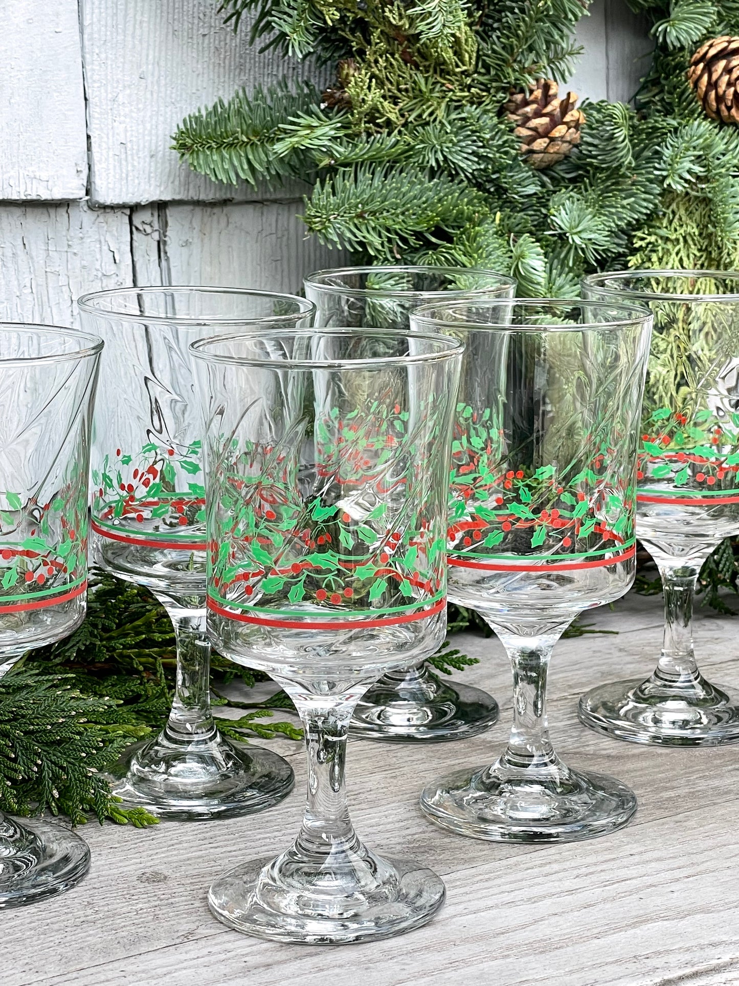 Noel Wine Glasses, Set of 6