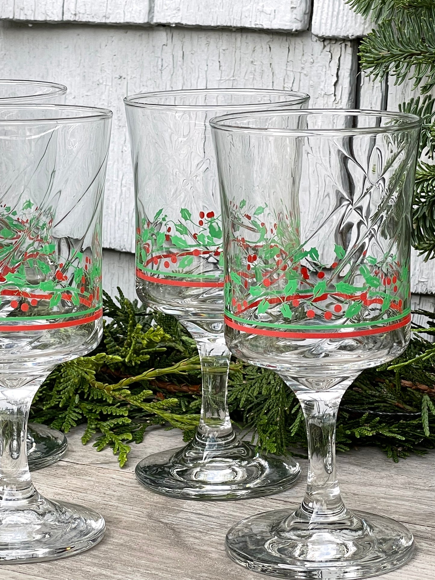 Noel Wine Glasses, Set of 6