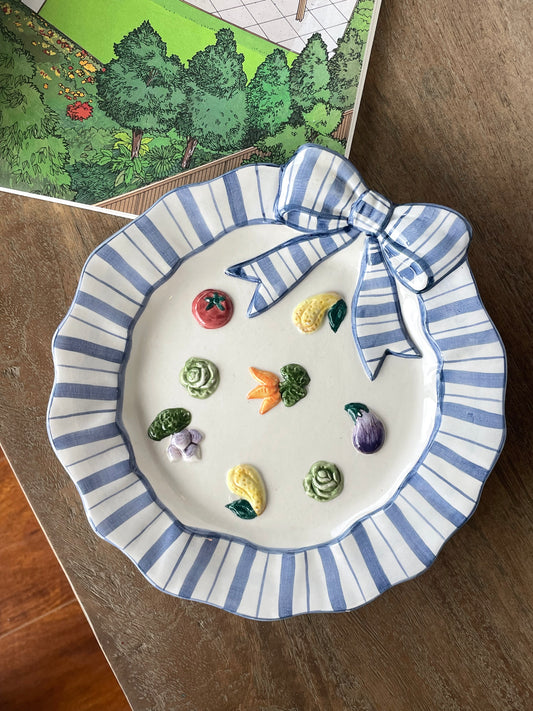 Veggie Patch decorative Plate