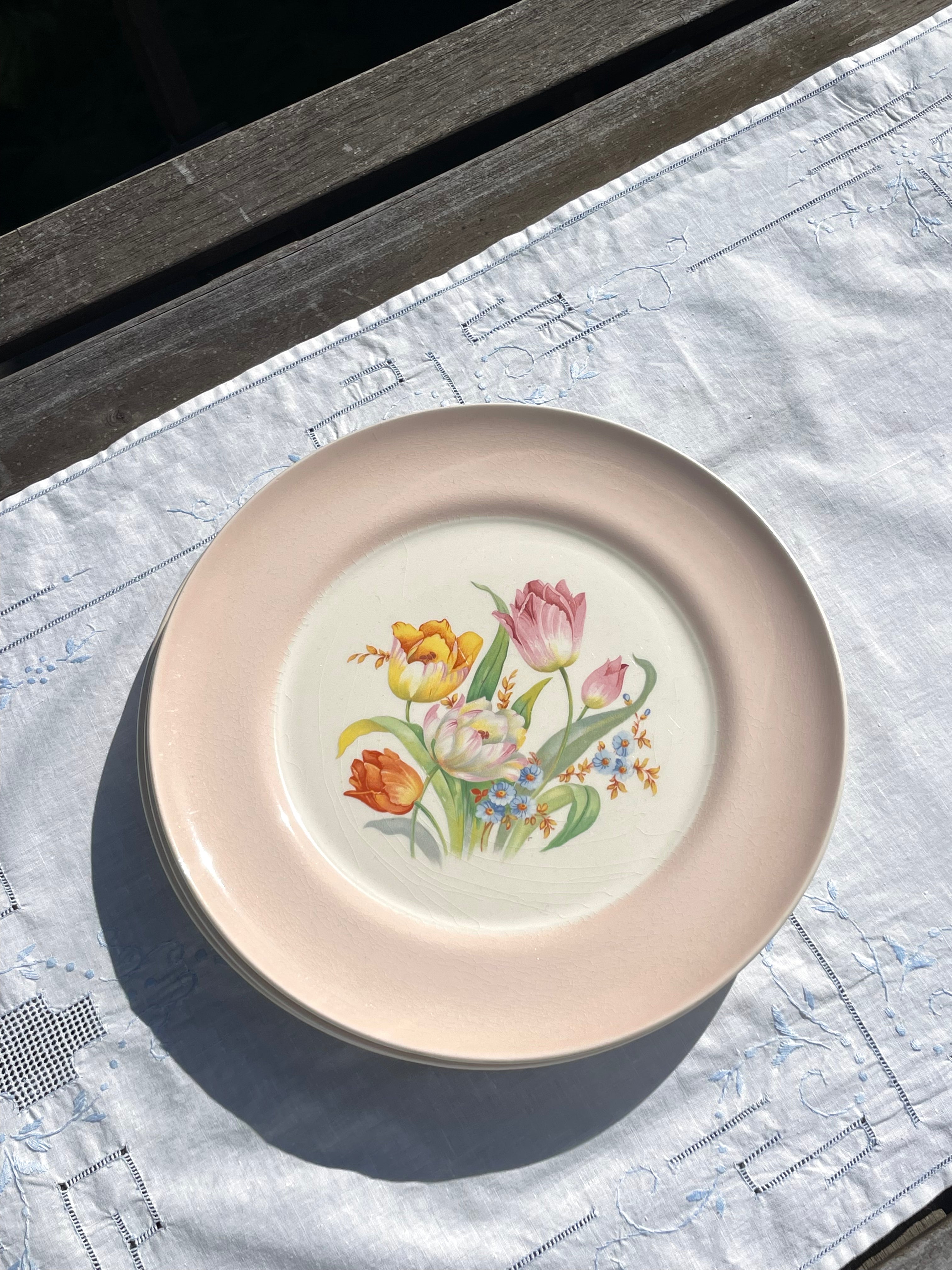 Wild Garden Plates, Set of 4