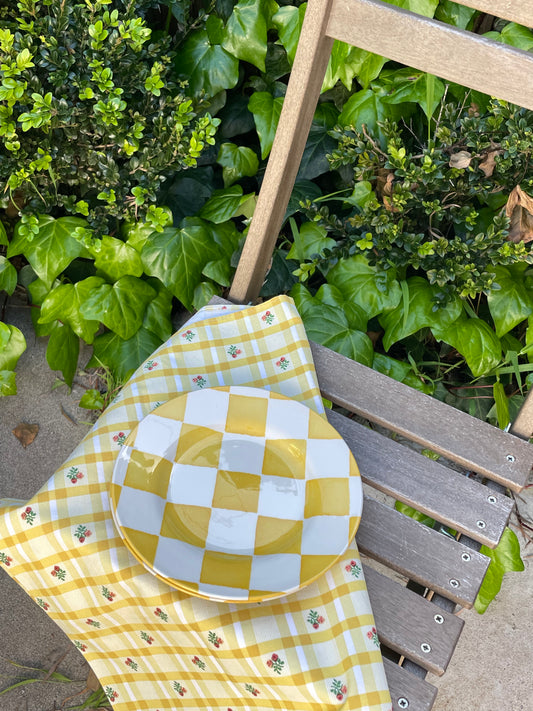 Lemon Tree Plates, Set of 2