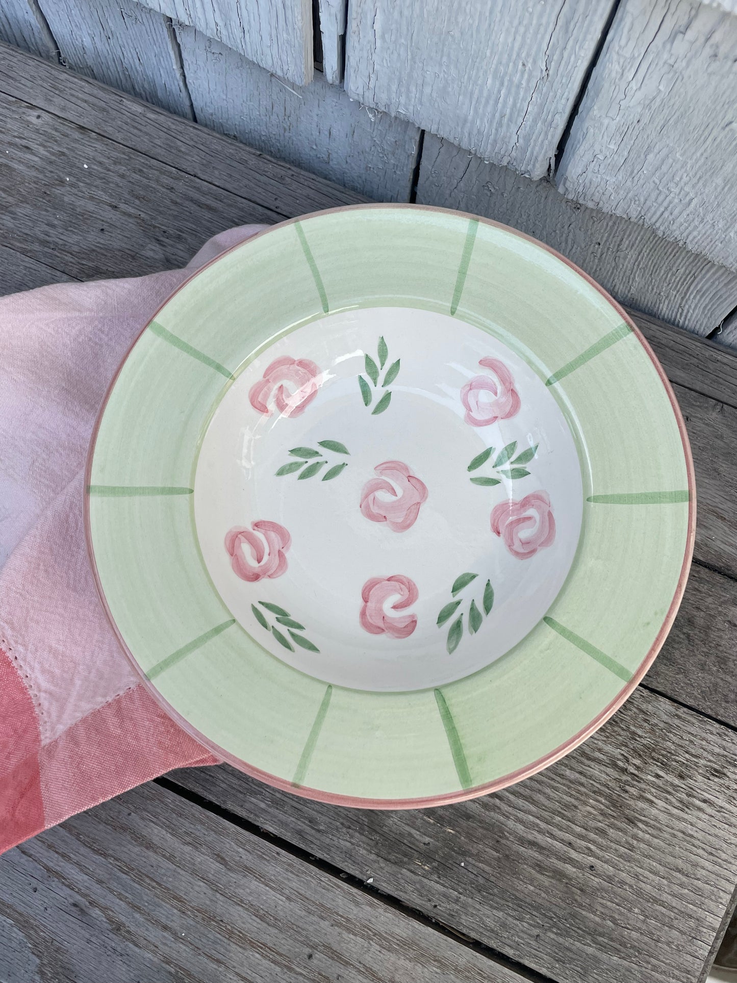 Cabbage Rose Bowls, Set of 6
